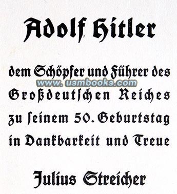 Julius Streicher foreword