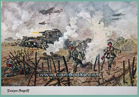 Nazi tank attack, Panzer-Angriff