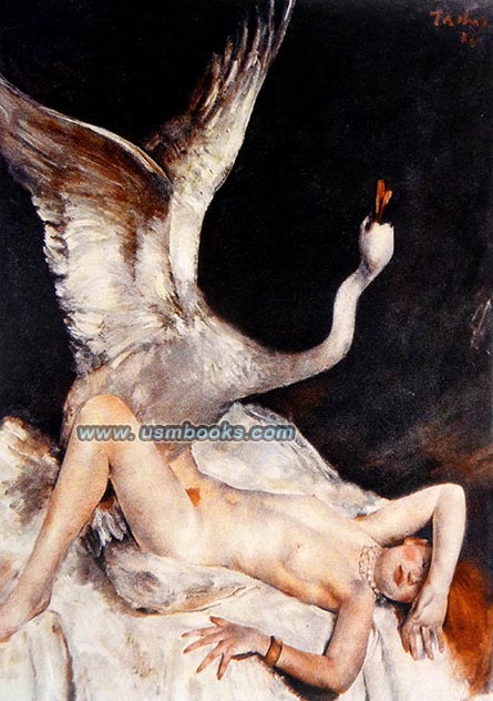 Paul Mathias Padua, Leda mit dem Schwan, Leda and the Swan, 1939