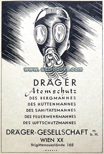 Nazi gasmask advertising