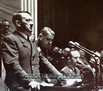 Hitler at the Reichstag