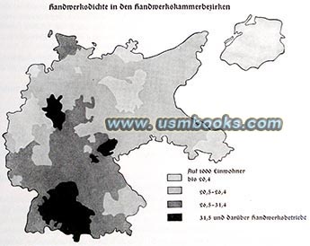 Nazi German trade districts