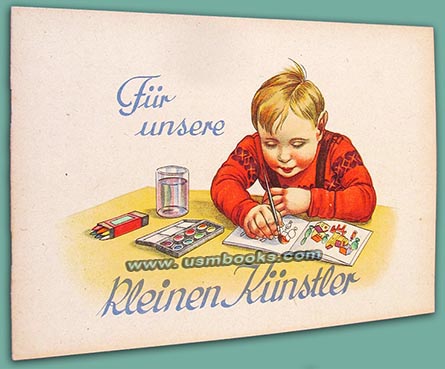 Fuer unsere kleinen Kuenstler, NAZI ERA COLORING BOOK