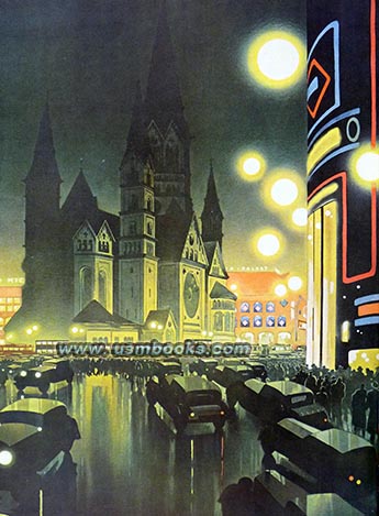 Jupp Wierz Nazi tourism poster Kaiser Wilhelm Gedchtniskirche Berlin 