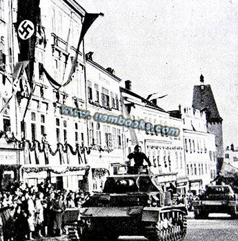 Nazi tanks in the Sudetenland