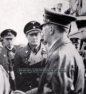 Adolf Hitler; Dr. Ernst Neumann; Admiral Raeder; Memelland 1939