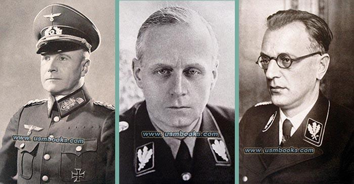 Generalfeldmarschall Walther von Brauchitsch; Foreign Minister Joachim von Ribbentrop; Reichsminister Dr. Artur Seyss-Inquart