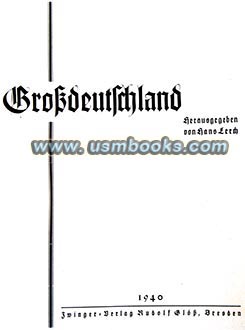 Grossdeutschland, Hans Lerch, Zwinger Verlag Dresden