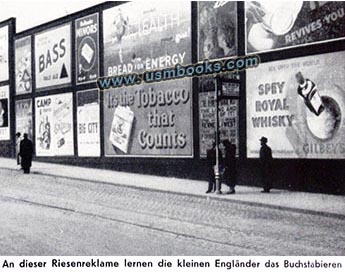 Britsh tobacco advertising, 1938 London