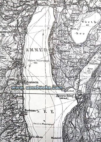 Ammersee map
