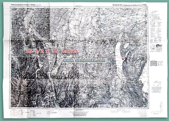 Nazi map Bavaria