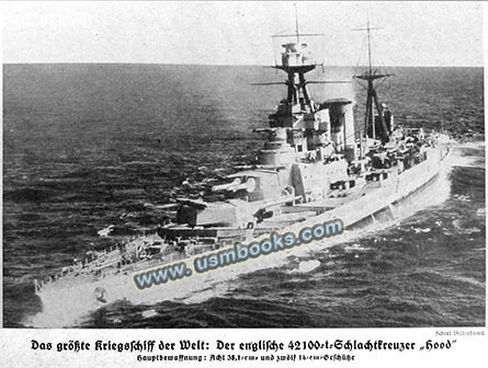 British battlecruiser HMS Hood