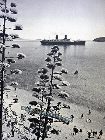 NDL cruise ship General von Steuben at Dubrovnik