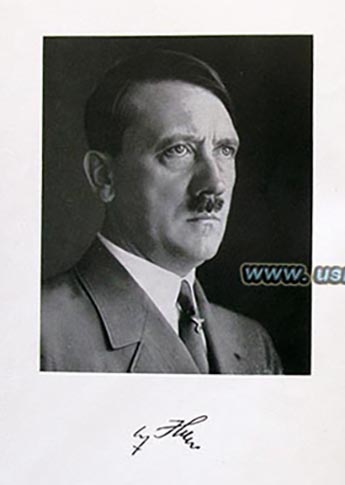 Adolf Hitler photo portrait