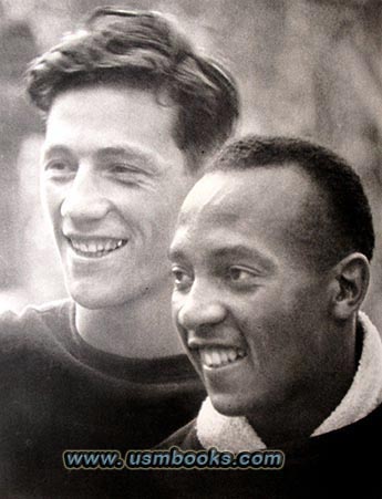 Jesse Owens; Luz Long; 1936 Berlin Olympics