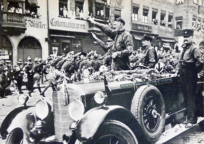 Hitler, Hess, Reichsparteitag Nuernberg