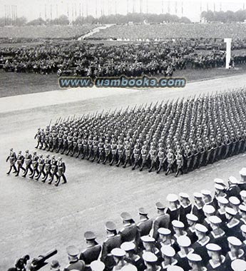 Nazi Wehrmacht review at the Reichsparteitag Grossdeutschland