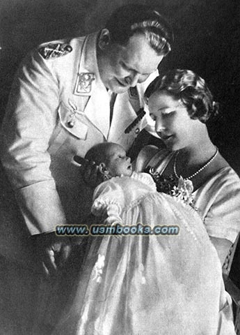 Hermann and Emmy Goering with their baby Edda