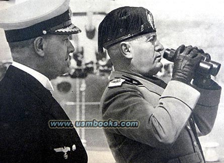 Benito Mussolini, Admiral Raeder