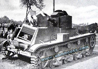 destroyed Polish tank, 1939