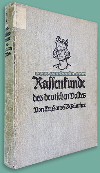 Rassenkunde des deutschen Volkes (Ethnology of the German Nation)