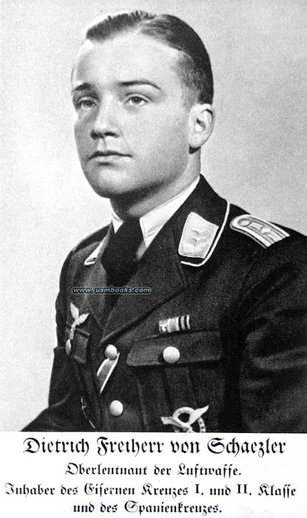 Dietrich Freiherr von Schaezler, Oberleutnant der Luftwaffe