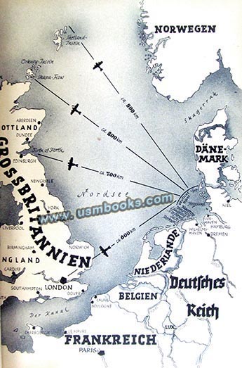 Luftwaffe map 1940