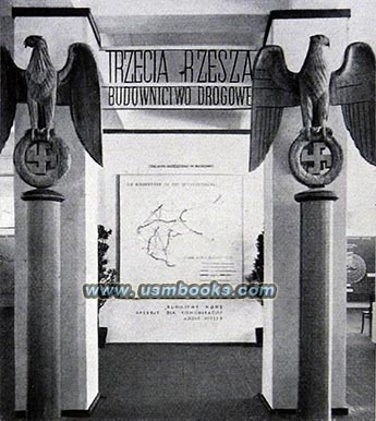 German section  1935 Highway Construction Exhibition Warsaw