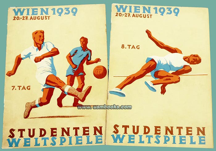 August 1939 Studenten Weltspiele Wien